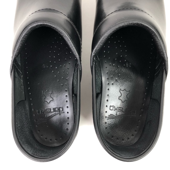 Dansko Professional Black Cabrio Leather Clog - Picture 8 of 14